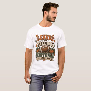 Football Is Calling Men's Fall Football T-Shirt