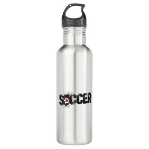 Football Is Life – Modern Soccer Typography Design 710 Ml Water Bottle