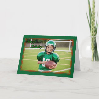 Football Jersey Boy's Birthday Card