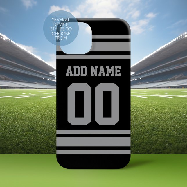 Football Jersey - Customise with Your Info Case-Mate iPhone Case (Personalized Phone Case with a Football Jersey Stripe Design)