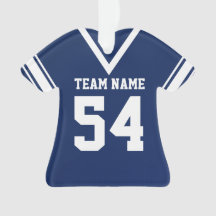 Football Jersey Dark Blue Uniform with Photo