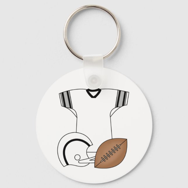 Football,Jersey, Helmet Key Ring (Front)