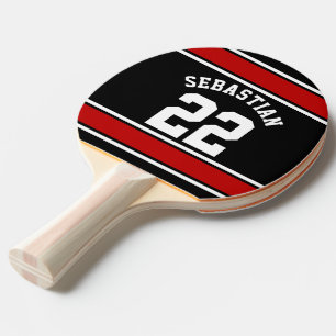 Football Jersey Novelty Personalised Name Ping Pong Paddle