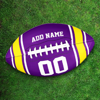 Football Jersey Purple|Yellow Personalized American Football
