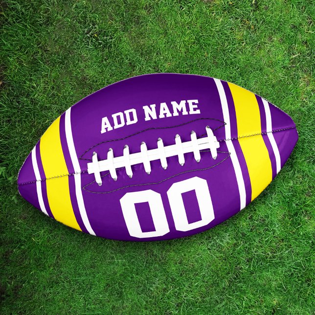 Football Jersey Purple|Yellow Personalized American Football (Creator Uploaded)