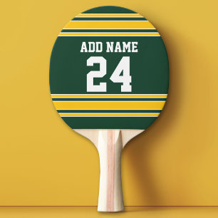 Football Jersey with Custom Name Number Ping Pong Paddle