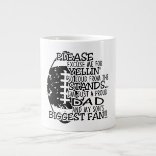 Football - Jumbo Mug