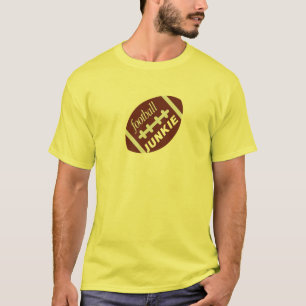 Football Junkie T-Shirt – Minimalist Typography Sp