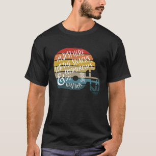 Football Just Here for the Snacks Commercials Half T-Shirt