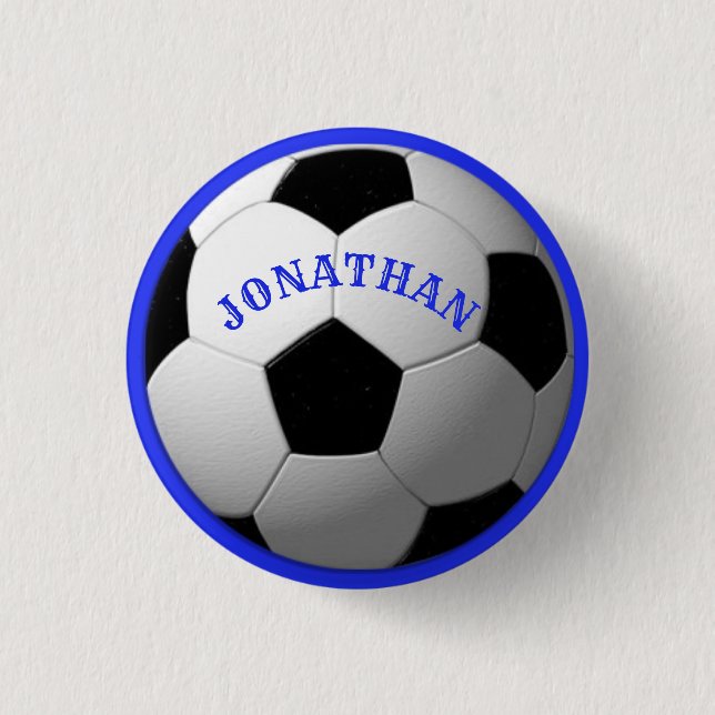 Football Kids' Name Button (Front)