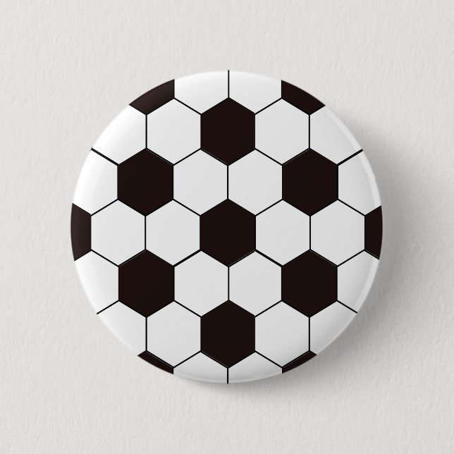 Football Kids Soccer pattern Footballer birthday 6 Cm Round Badge (Front)