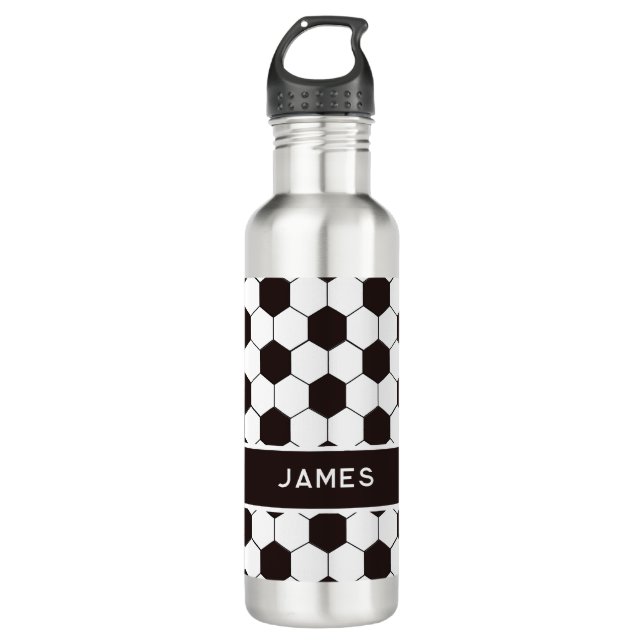Football Kids Soccer pattern Footballer birthday 710 Ml Water Bottle (Front)