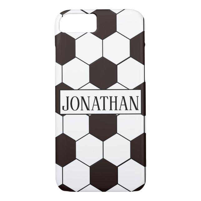 Football Kids Soccer pattern Footballer birthday Case-Mate iPhone Case (Back)