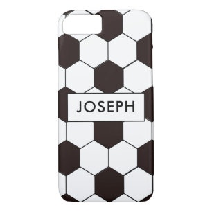Football Kids Soccer pattern Footballer birthday iPhone 8/7 Case