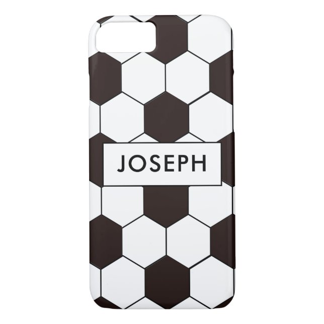 Football Kids Soccer pattern Footballer birthday Case-Mate iPhone Case (Back)