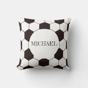 Football Kids Soccer pattern Footballer birthday Cushion