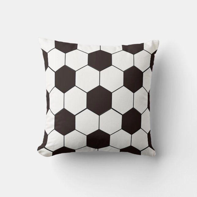 Football Kids Soccer pattern Footballer birthday Cushion (Front)