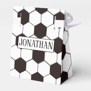Football Kids Soccer pattern Footballer birthday Favour Box