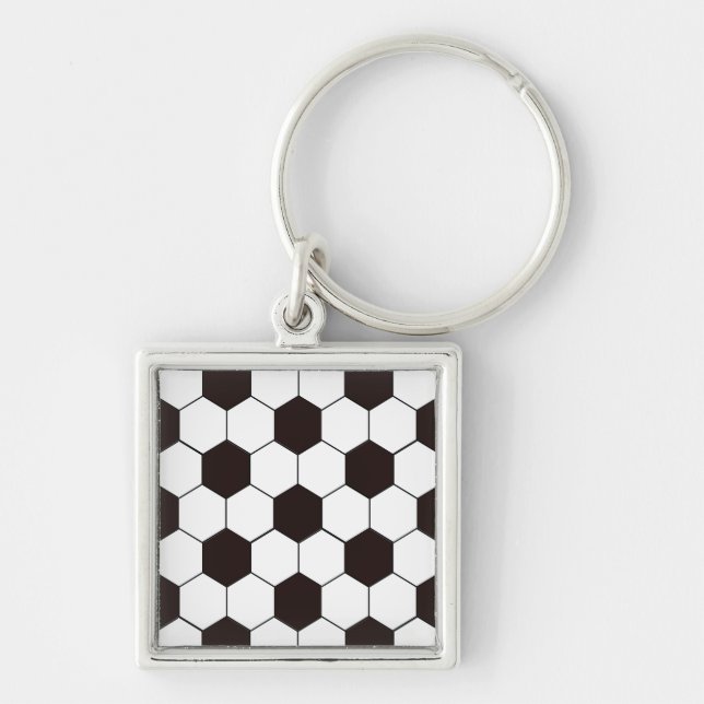 Football Kids Soccer pattern Footballer birthday Key Ring (Front)
