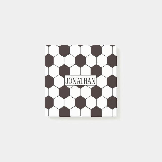 Football Kids Soccer pattern Footballer birthday Post-it Notes (Front)