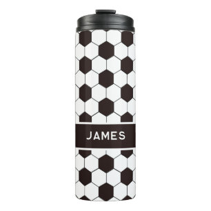 Football Kids Soccer pattern Footballer birthday Thermal Tumbler