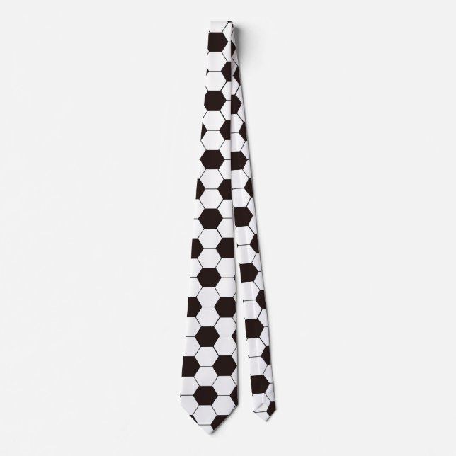 Football Kids Soccer pattern Footballer birthday Tie (Front)
