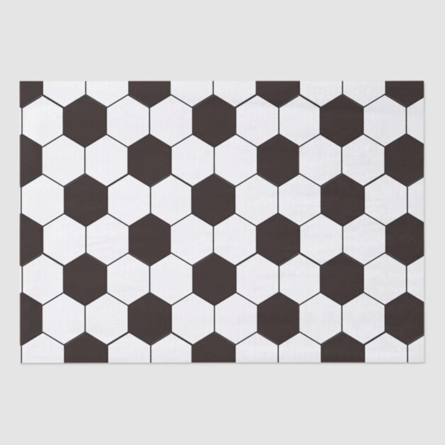 Football Kids Soccer pattern Footballer birthday Tissue Paper (Front)