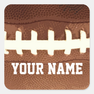 Football Laces Graphic Personalised Sticker