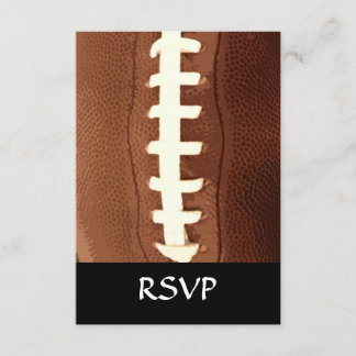 Football Laces Graphic RSVP Card