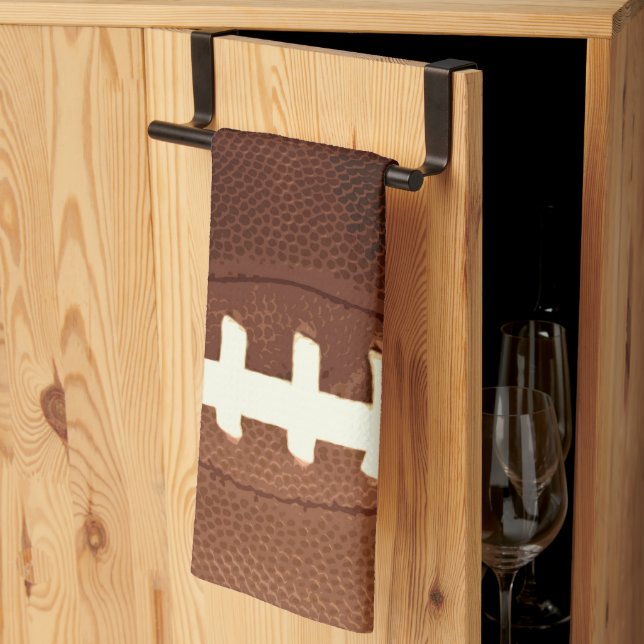 Football Laces Graphic Tea Towel (Thirds Fold)