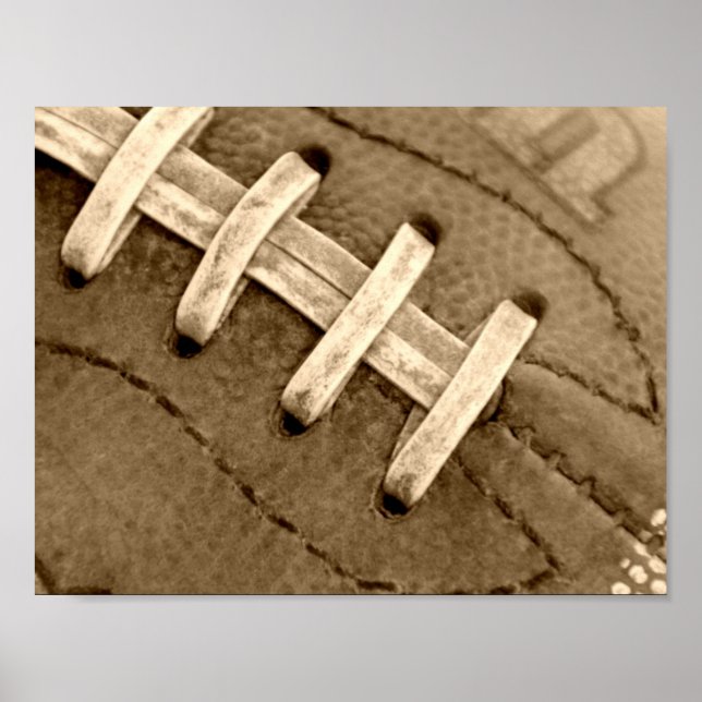 Football Laces Poster (Front)