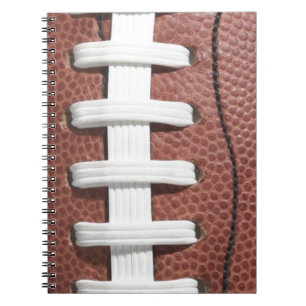 Football Laces Sports Notebook
