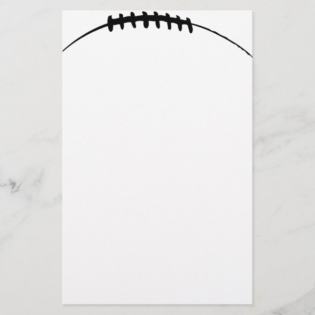 Football Laces Stationery (Front)