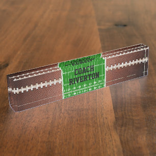 Football Laces Texture Background 3 Nameplate