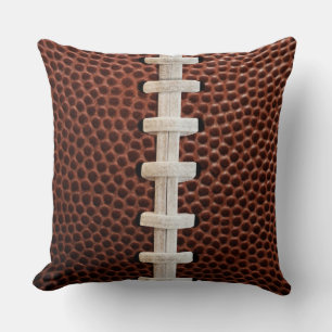 Football Laces Texture Background Cushion
