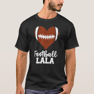 Football LaLa  Football Heart Grandma La La T-Shirt