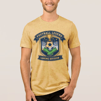 Football Legend Gaming Division Trophy Badge Tri-Blend Shirt