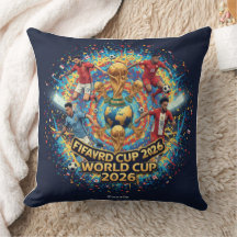 Football Legend Inspired Throw Pillow