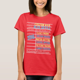 Football Library Check Out Card T-shirt - Custom