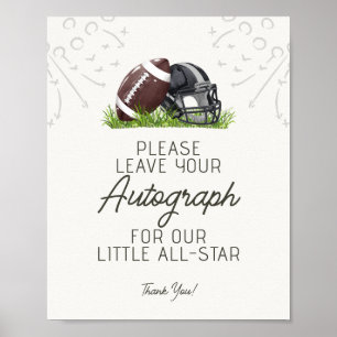 Football Little All Star Autograph Guestbook