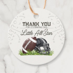 Football Little All Star Home Run Favor Favour Tags