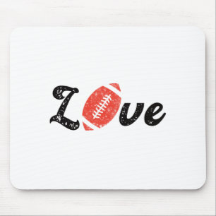 Football Love Mouse Mat