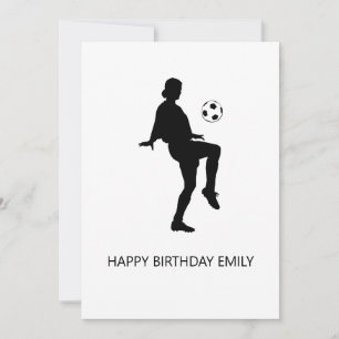 football lover girl happy birthday