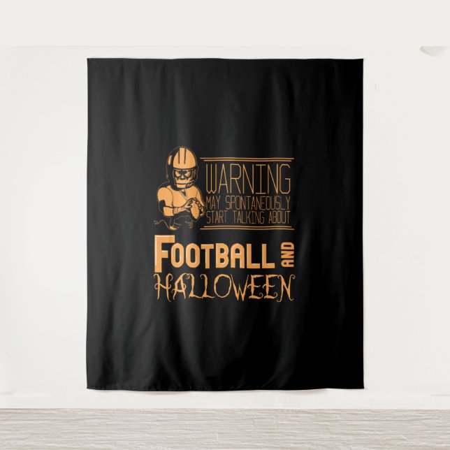 Football Lover Halloween Gift Costume Tapestry (Front)