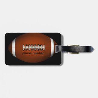 Football Luggage Tag