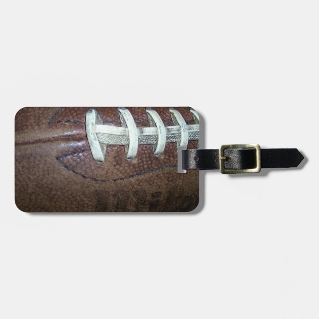Football Luggage Tag (Front Horizontal)