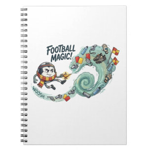 Football Magic Genie Soccer Ball Funny Gift Notebook