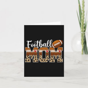 Football Mama Mum Mother Mother's Day Cheering Boy Card
