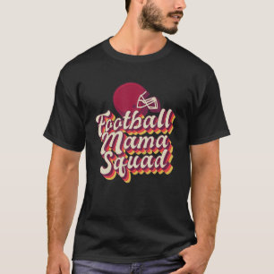 Football Mama Squad, Football Gift For Mum, Retro T-Shirt