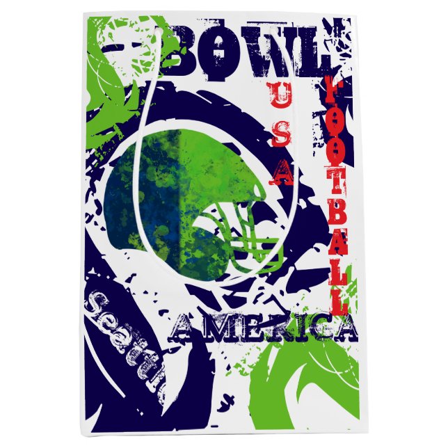 FOOTBALL MEDIUM GIFT BAG (Front)